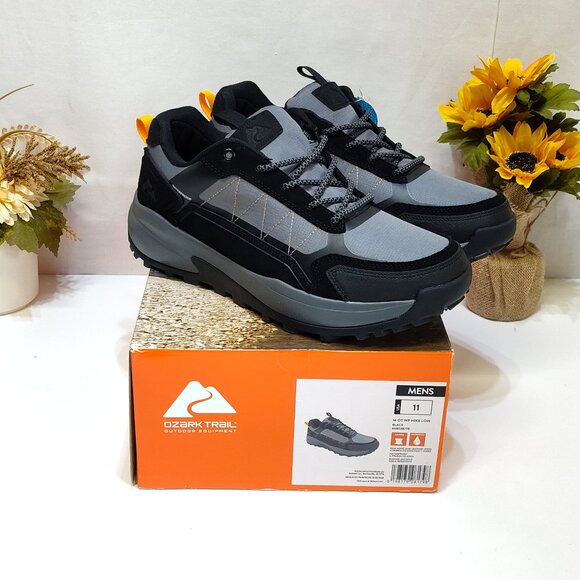 Ozark Trail Waterproof Hiker Low-Top Men Size 11 Leather Upper Outdoor Trail NIB - Picture 1 of 12